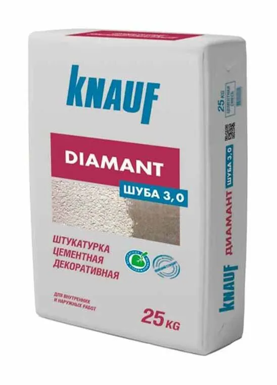 Декоративная штукатурка Knauf Diamant шуба 3 мм, 25 кг
